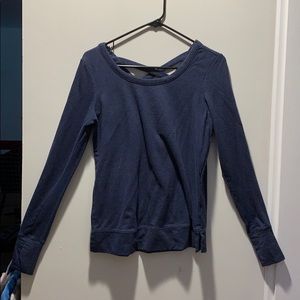 blue long sleeve